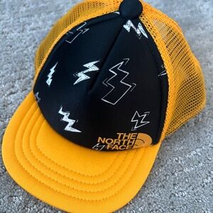 The North Face Yellow and Black Trucker Hat